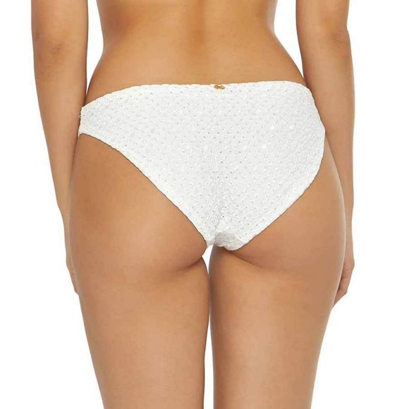 PQ Swim WHITE EYELET Full Bikini Bottom - Picture 4 of 10